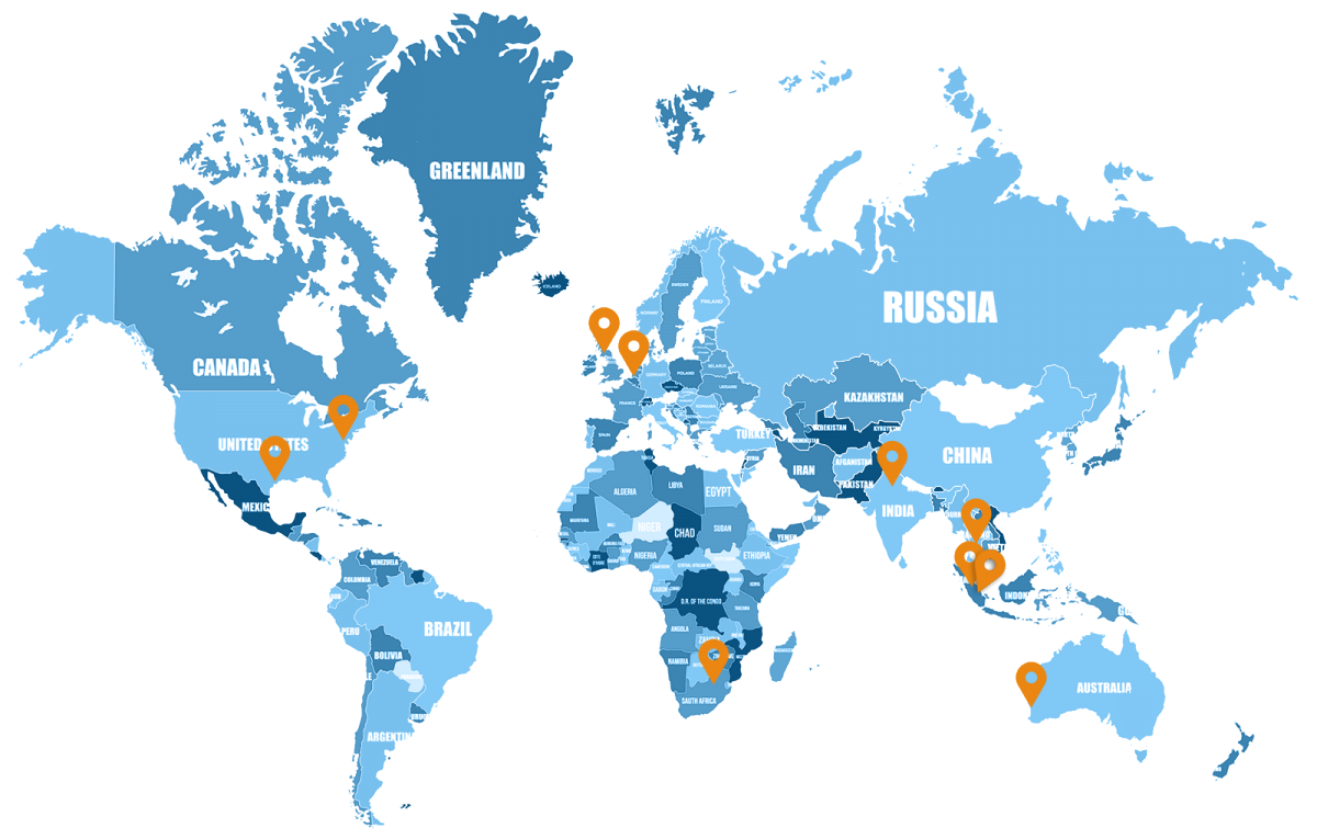 Distributed Project Team Global Map